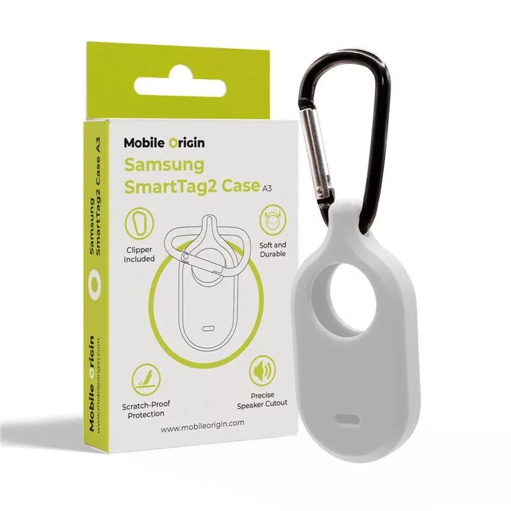 MOBILE ORIGIN Samsung SmartTag2 szilikon tok fehér MO-SST2-WHT