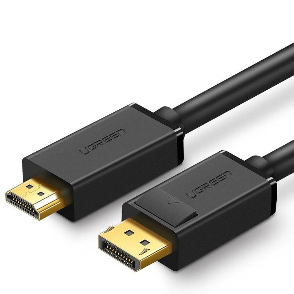 UGREEN DisplayPort HDMI Átalakító Fekete 2m 10202