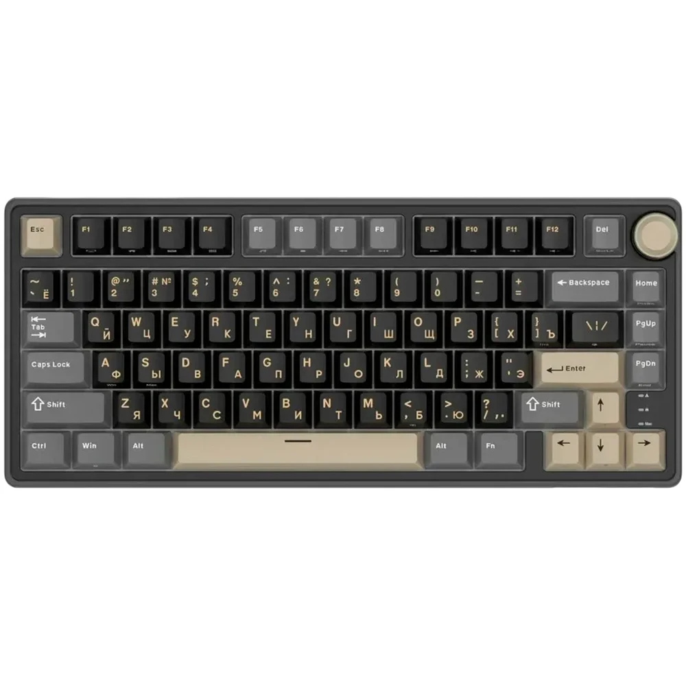 ROYAL KLUDGE R75 RGB Brown US engleski crno RK-R75-PHNTM-BRNSW-US