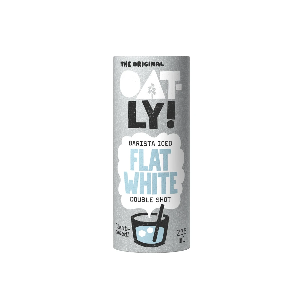 OATLY Zabital based jegeskávé Barista Iced Flat White 235 ml