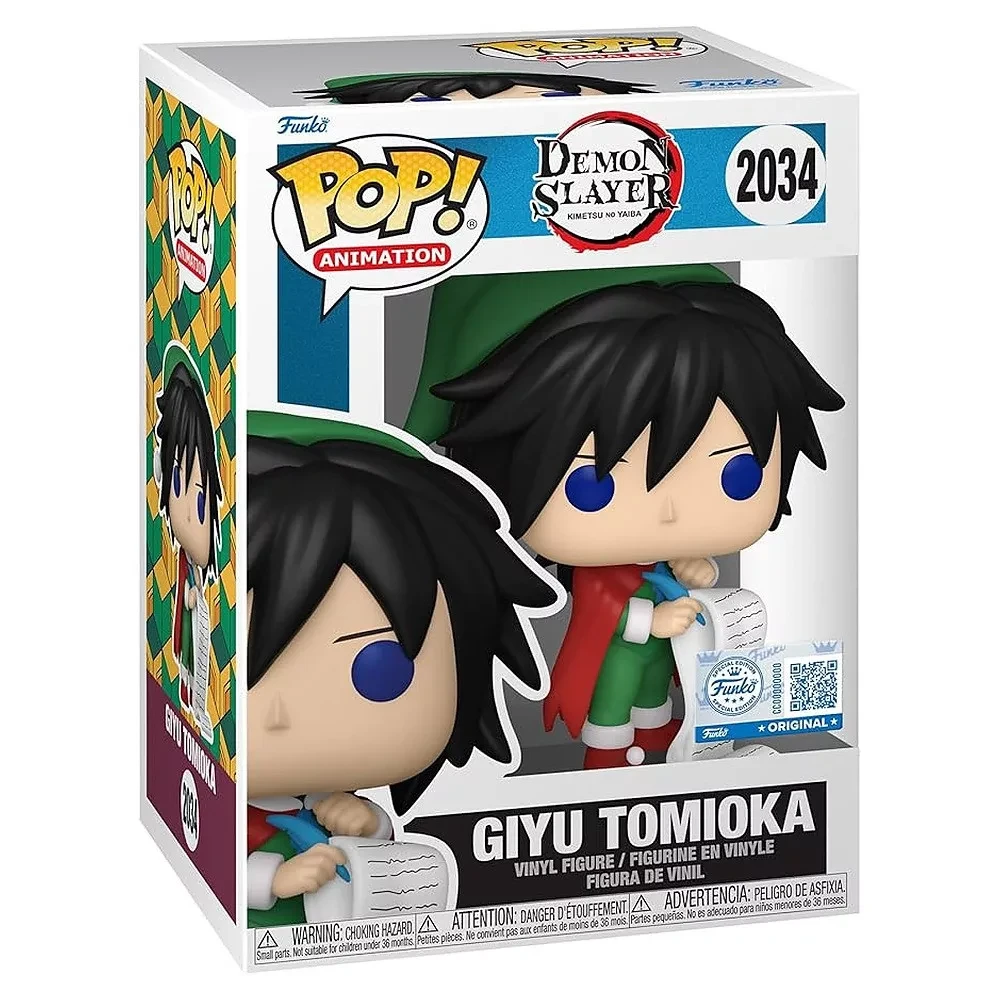FUNKO POP Animation Demon Slayer Giyu figura DSM1