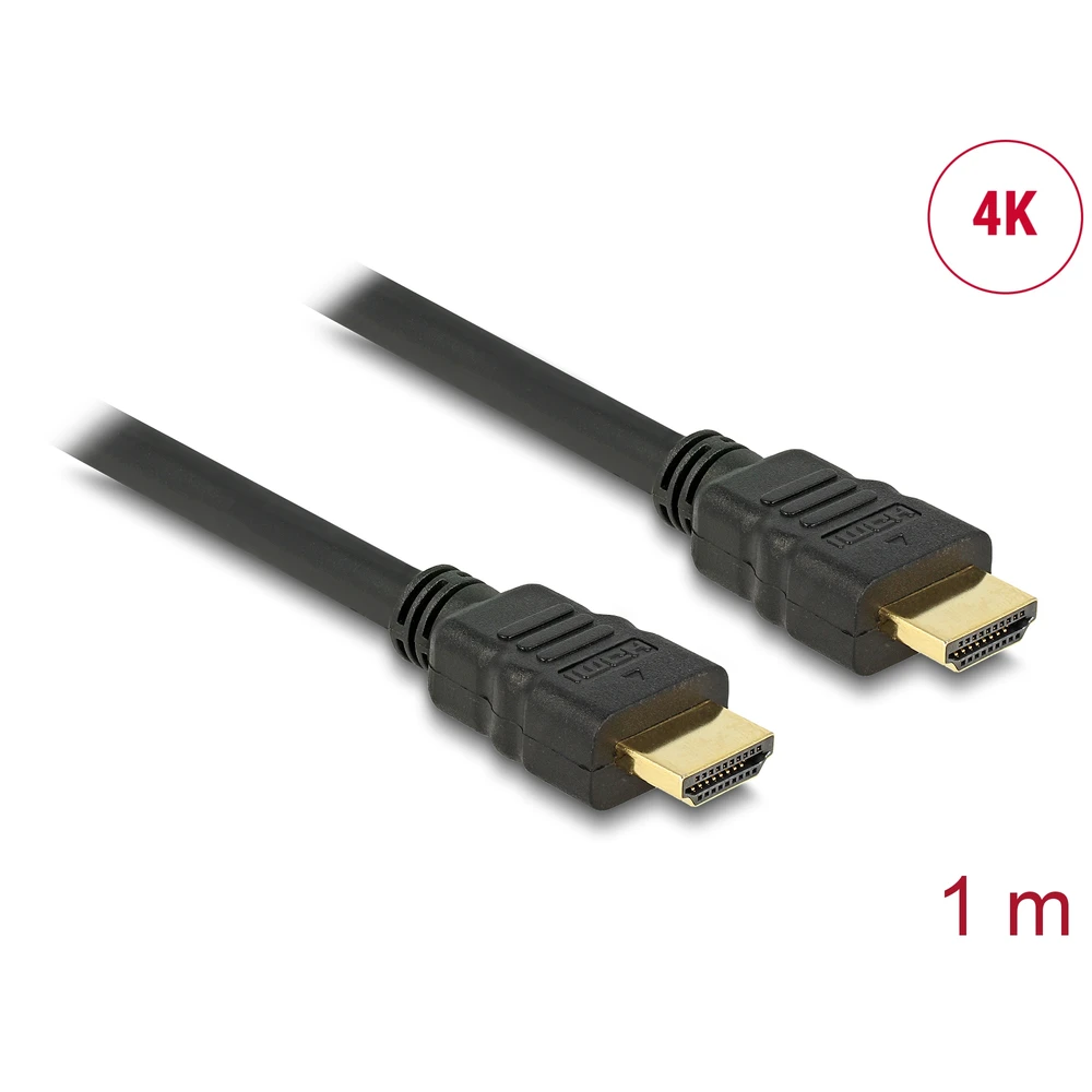 DELOCK HDMI Connector Black 1m 84752