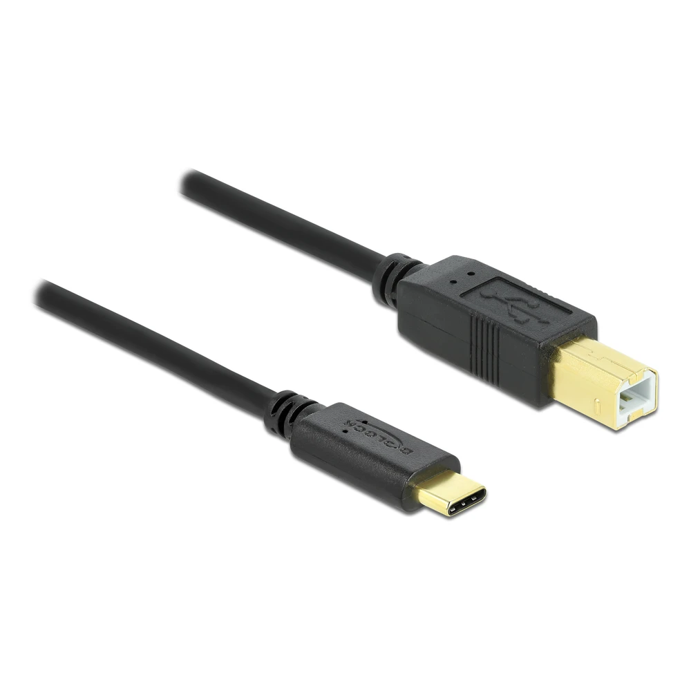 DELOCK USB 2.0 Type C USB Converter Black 1m 83601