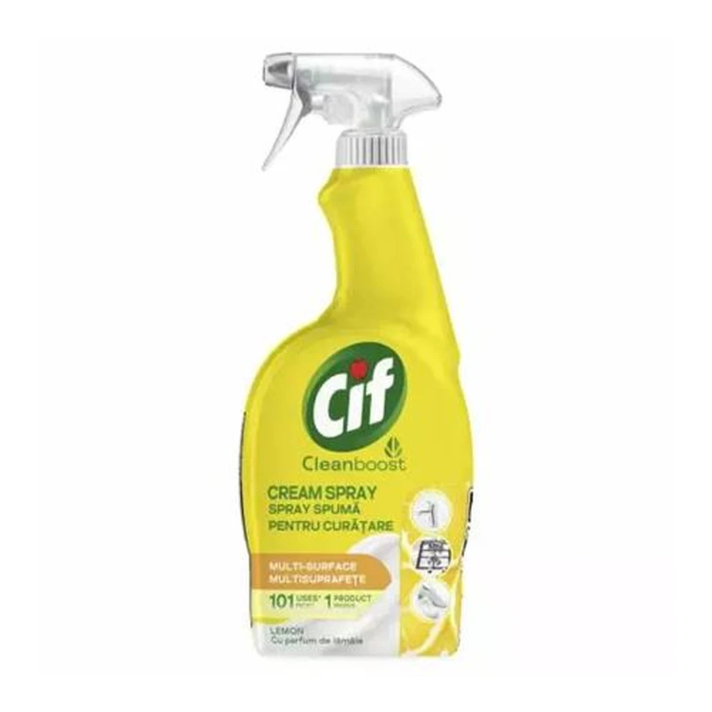 CIF Univerzális zsíroldó és tisztító spray Cream citrom 700 ml