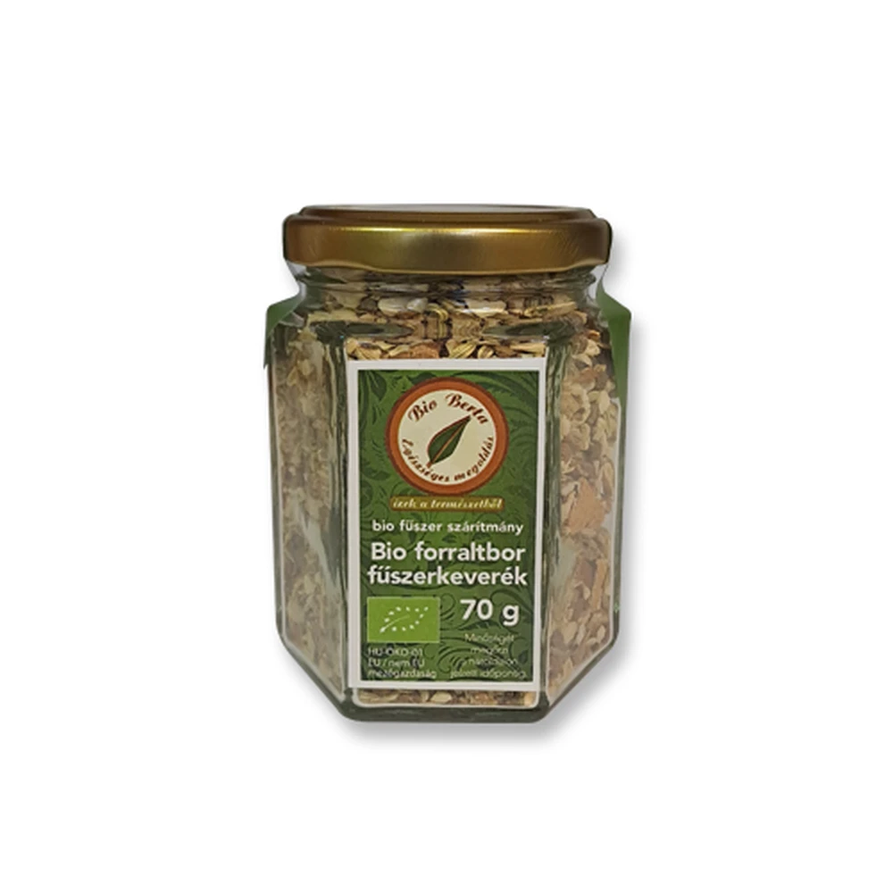 BIO BERTA Bio forralt bor fűszerkeverék 70g