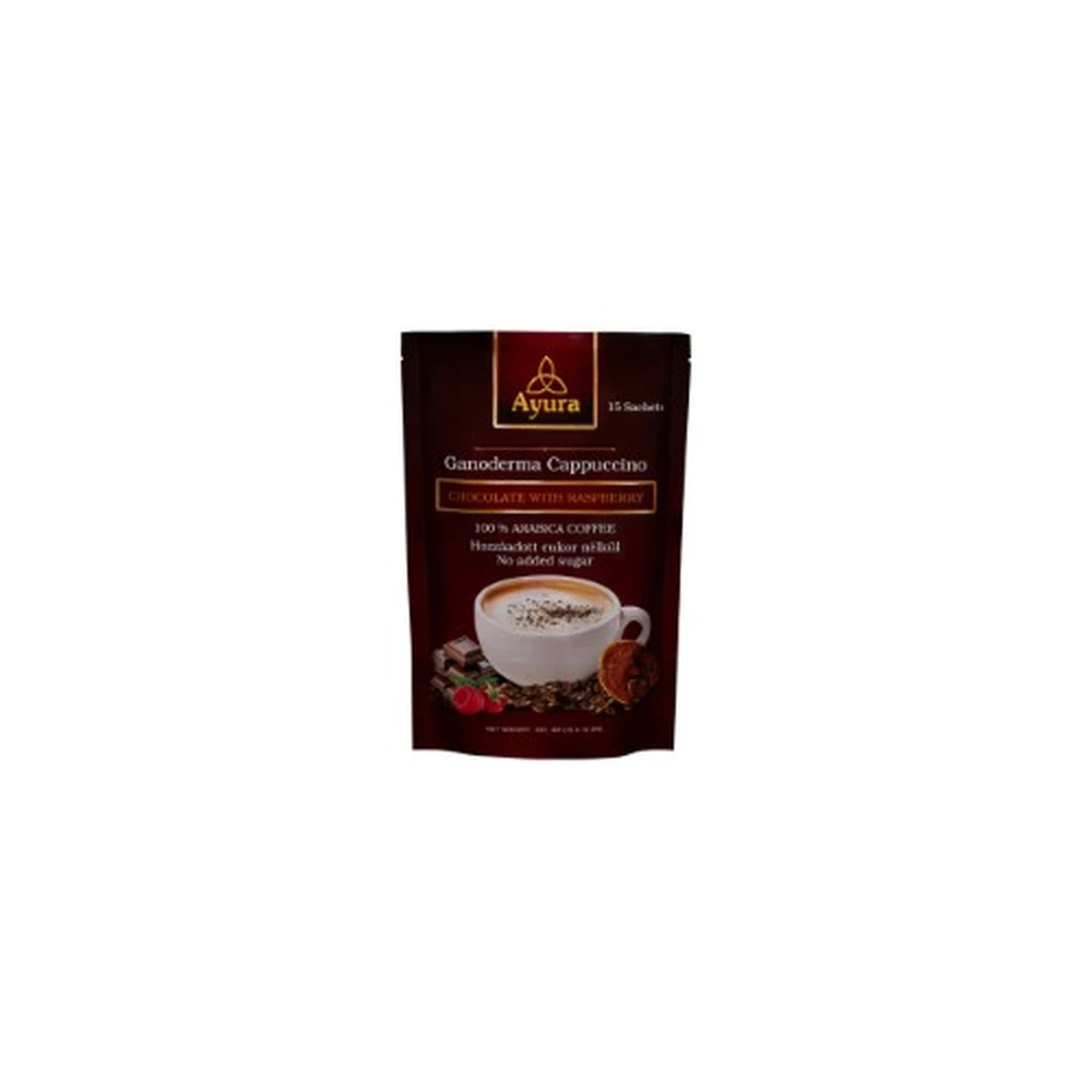 AYURA Gyógynövényes instant cappuccino chocolate raspberries 225 g