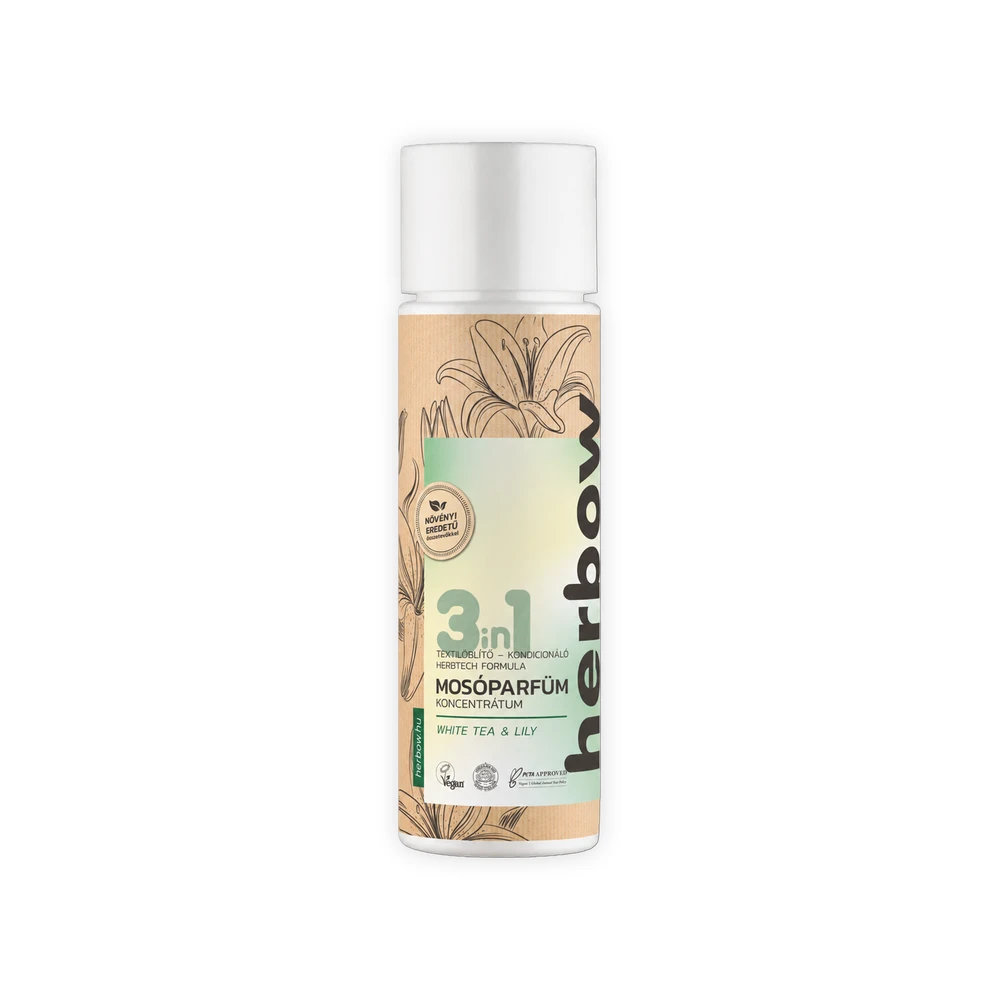 HERBOW 3in1 mosóparfüm öblítő white tea and lily 200 ml