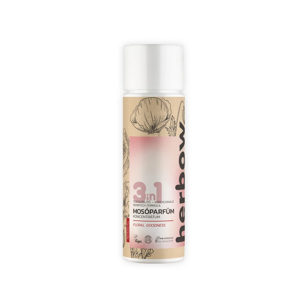 HERBOW 3in1 mosóparfüm öblítő koncentrátum floral goodness 200 ml