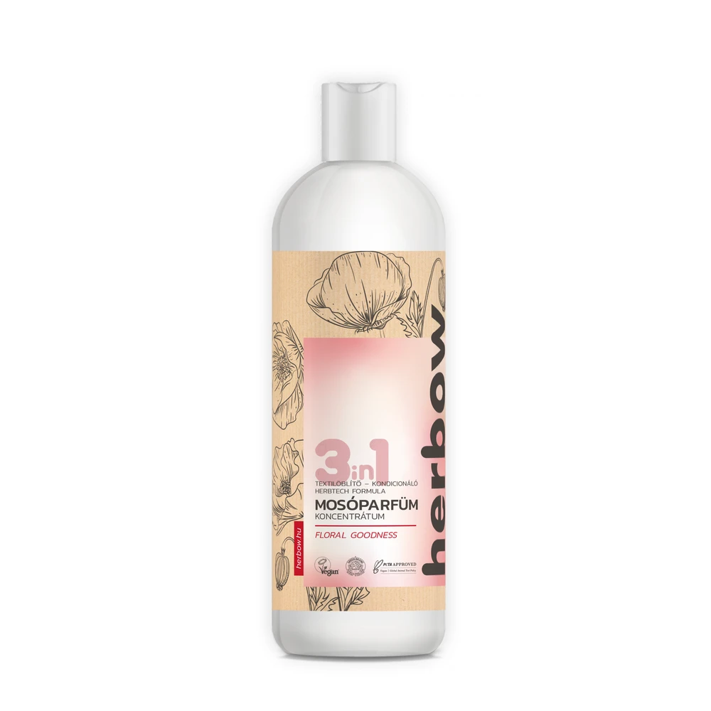 HERBOW 3in1 mosóparfüm öblítő koncentrátum floral goodness 1000 ml