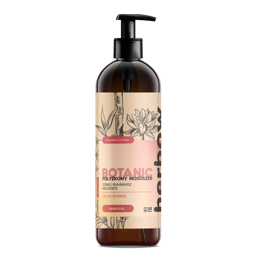 HERBOW Folyékony mosószer Botanic Color Intense 1000 ml