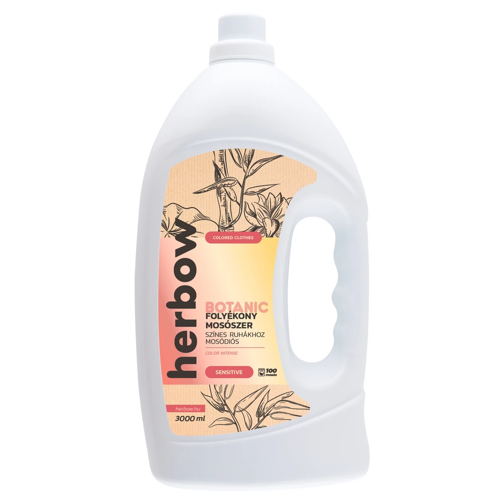 HERBOW Liquid detergent Botanic Color Intense 3000 ml