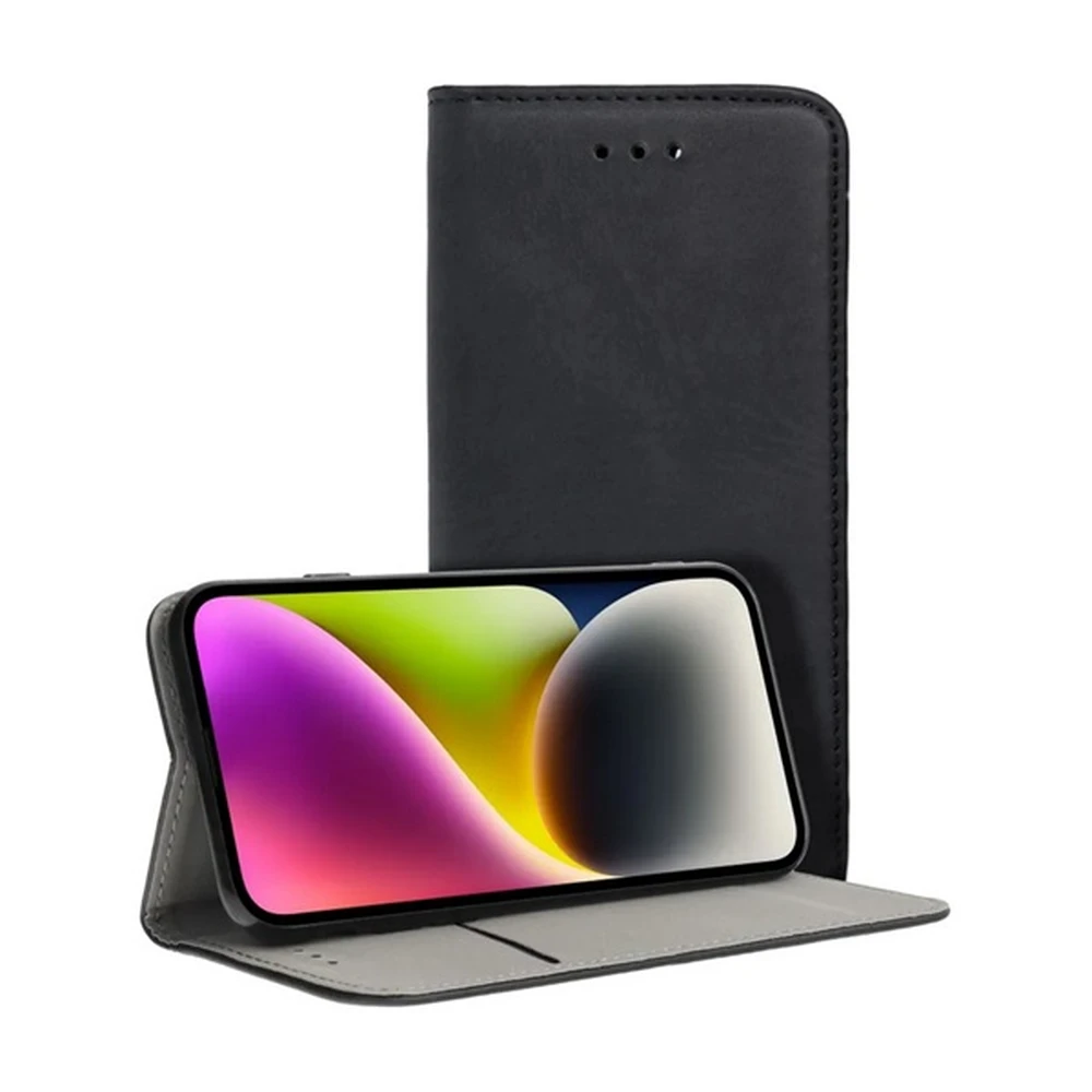 GIGAPACK Standing Skin effect flip case Oppo Reno16 F black GP-197170