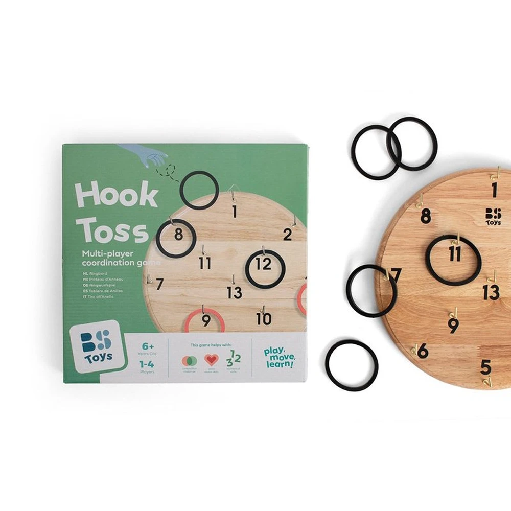BS TOYS Célbadobó game gyűrűkkel Hook Toss