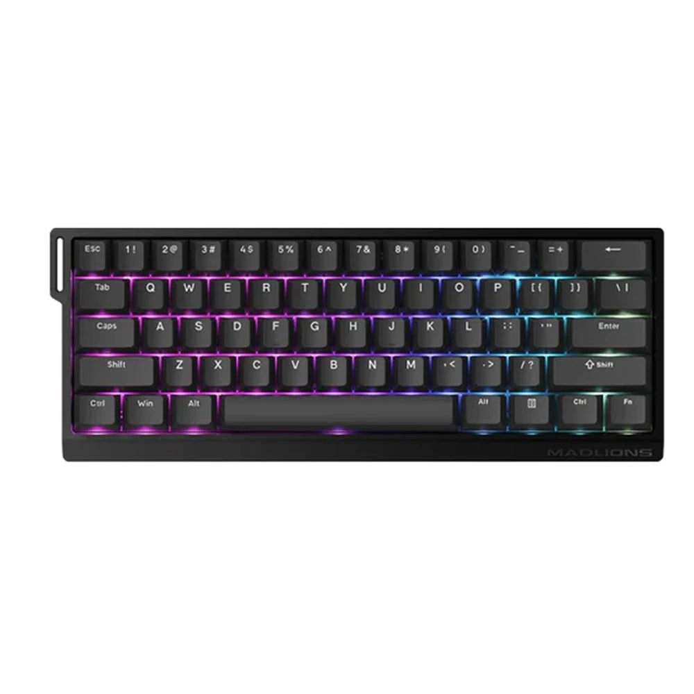 FGG Mechanikus gamer billentyűzet angol fekete MAD 60 V2 HE