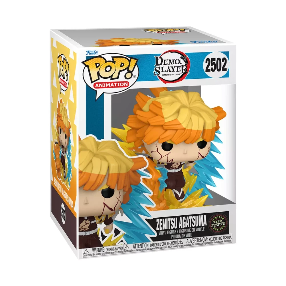 FUNKO Pop Animation Demon Slayer - Zenitsu Agatsuma figura Chase változat