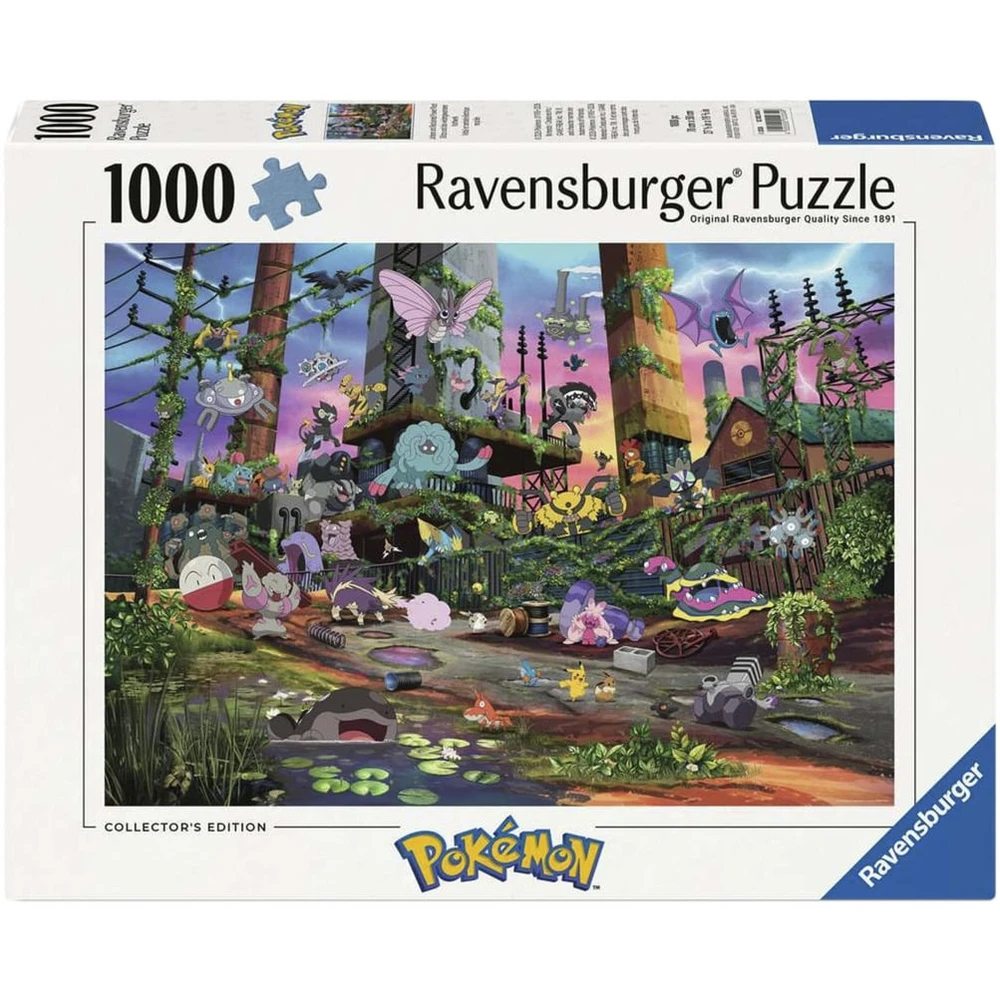 RAVENSBURGER Puzzle game 1000 pieces Pokémon - Jolteon and az erőmű 12002034