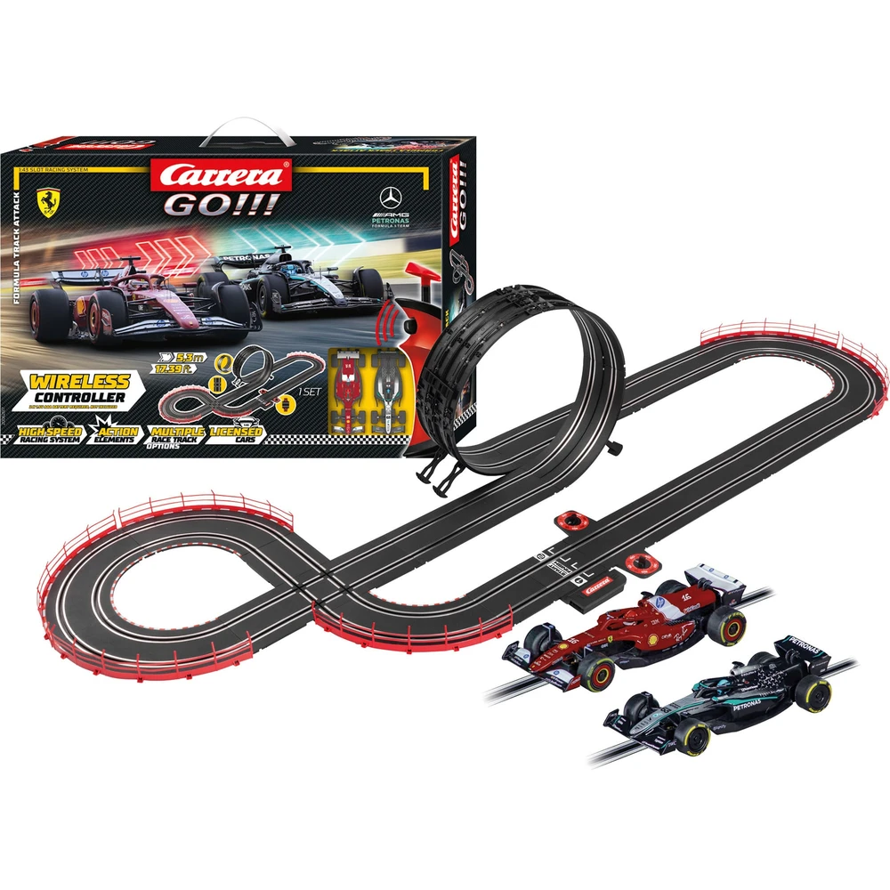 CARRERA GO!!! Formula Track Attack court stock 20062617