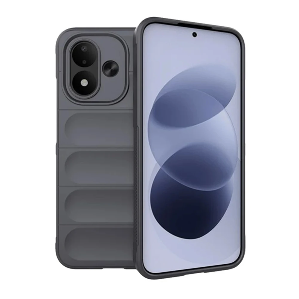 GIGAPACK 3D silicone case Redmi Note 17 4G / 5G dark grey GP-196559