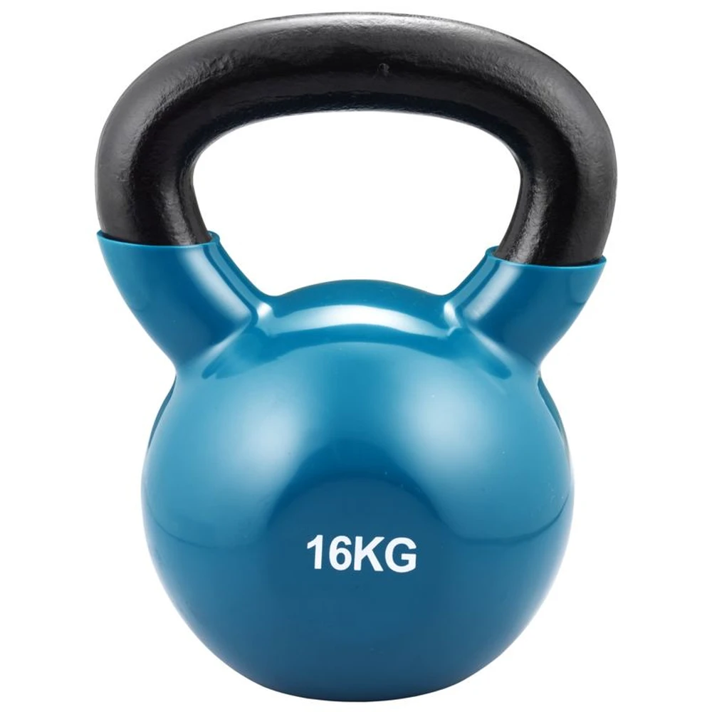 TRENDY SPORT Kettlebell vinyl 16 kg blue, black