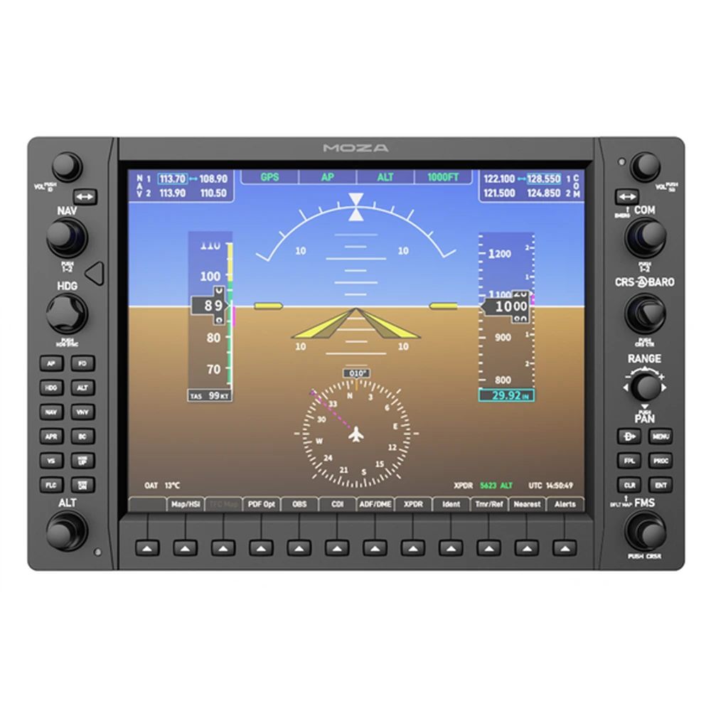 MOZA AS024 Flight MGX1000 Instrument Panel