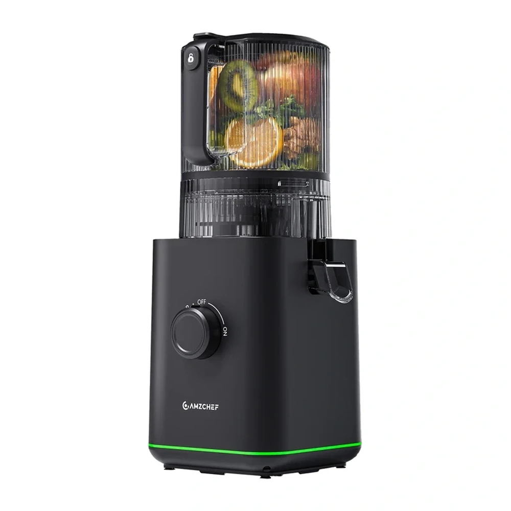 AMZCHEF CE-ZM1919-BK Lassú gyümölcsprés 300W Fekete