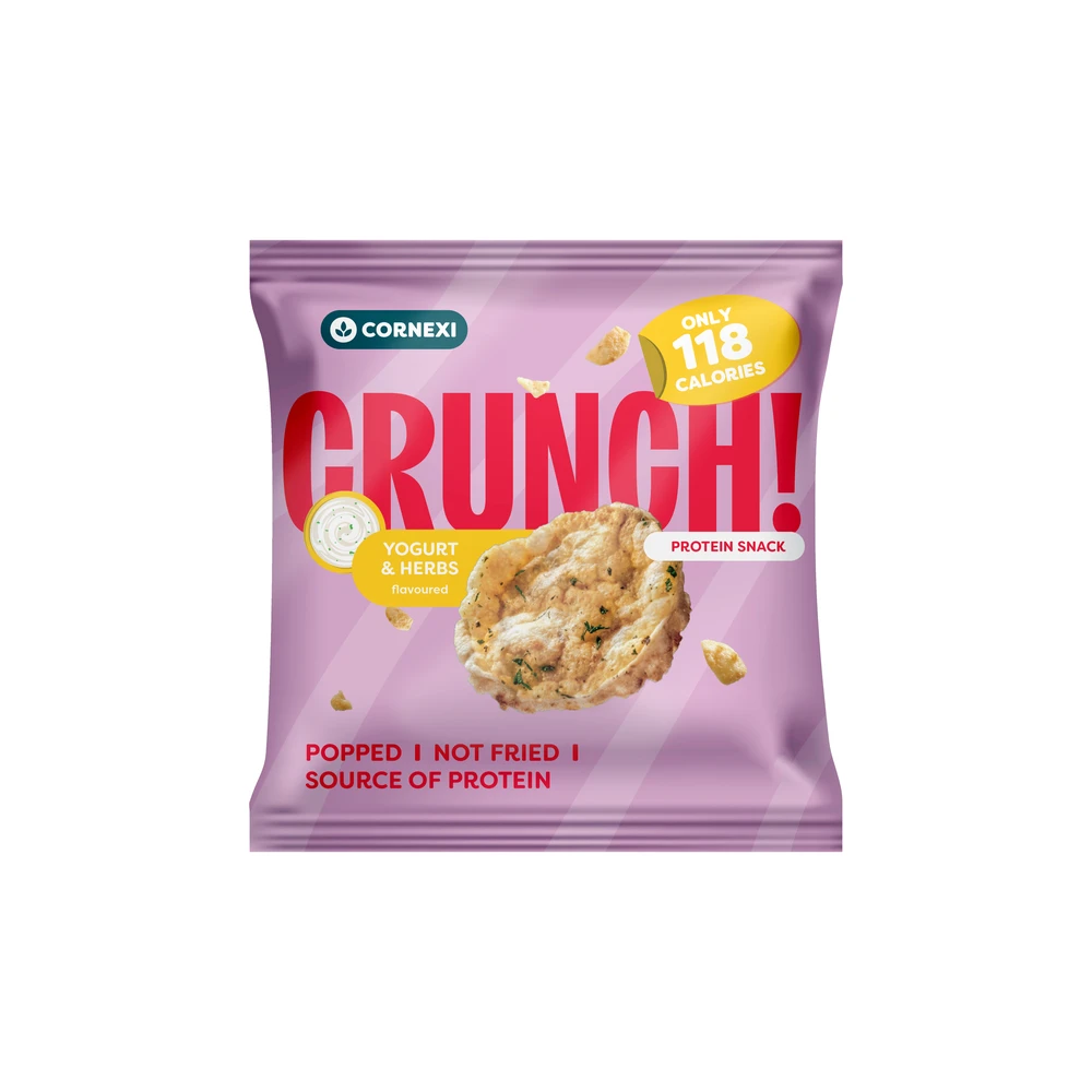 CORNEXI Crunch protein snack joghurtos zöldfűszeres 30g