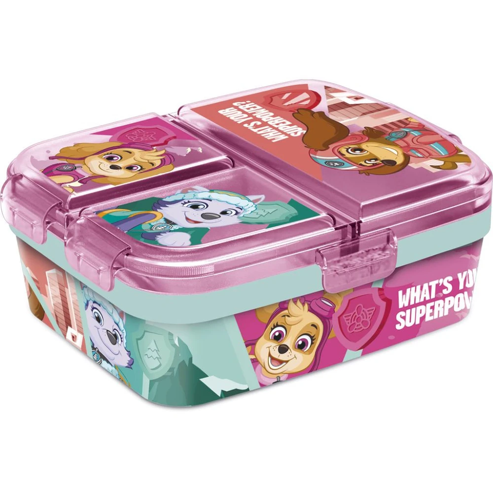 LUDICUS GAMES Rekeszes uzsonnásdoboz Paw patrol pink STOR8990