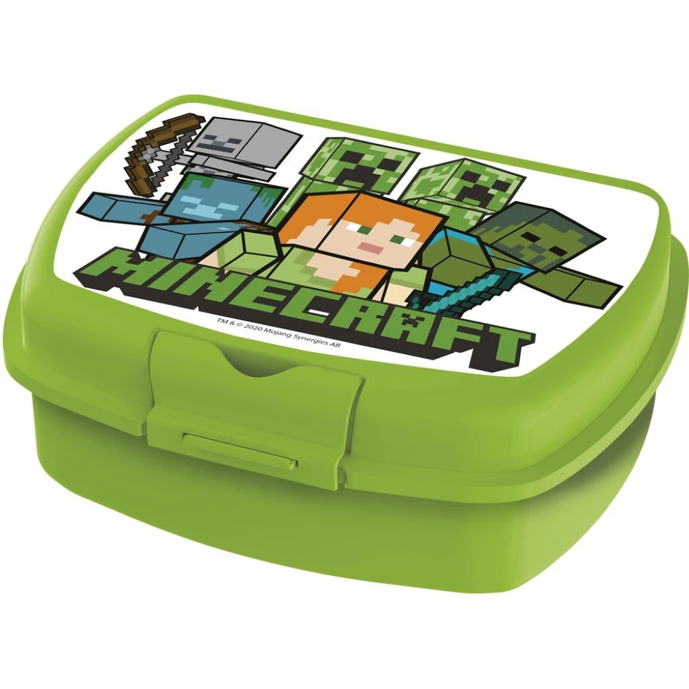 LUDICUS GAMES Kutija za ručak Minecraft 18 x 14 x 7 cm zeleno STOR4384