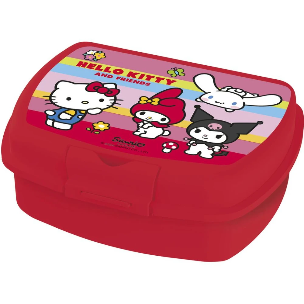 LUDICUS GAMES Kutija za ručak Hello Kitty 18x14x7 cm crvena STOR8388