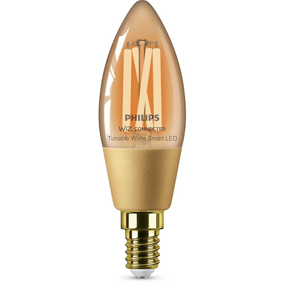 PHILIPS Smart WiZ retro Kerze LED intelligente Glühbirne E14 4.9W 929003017721