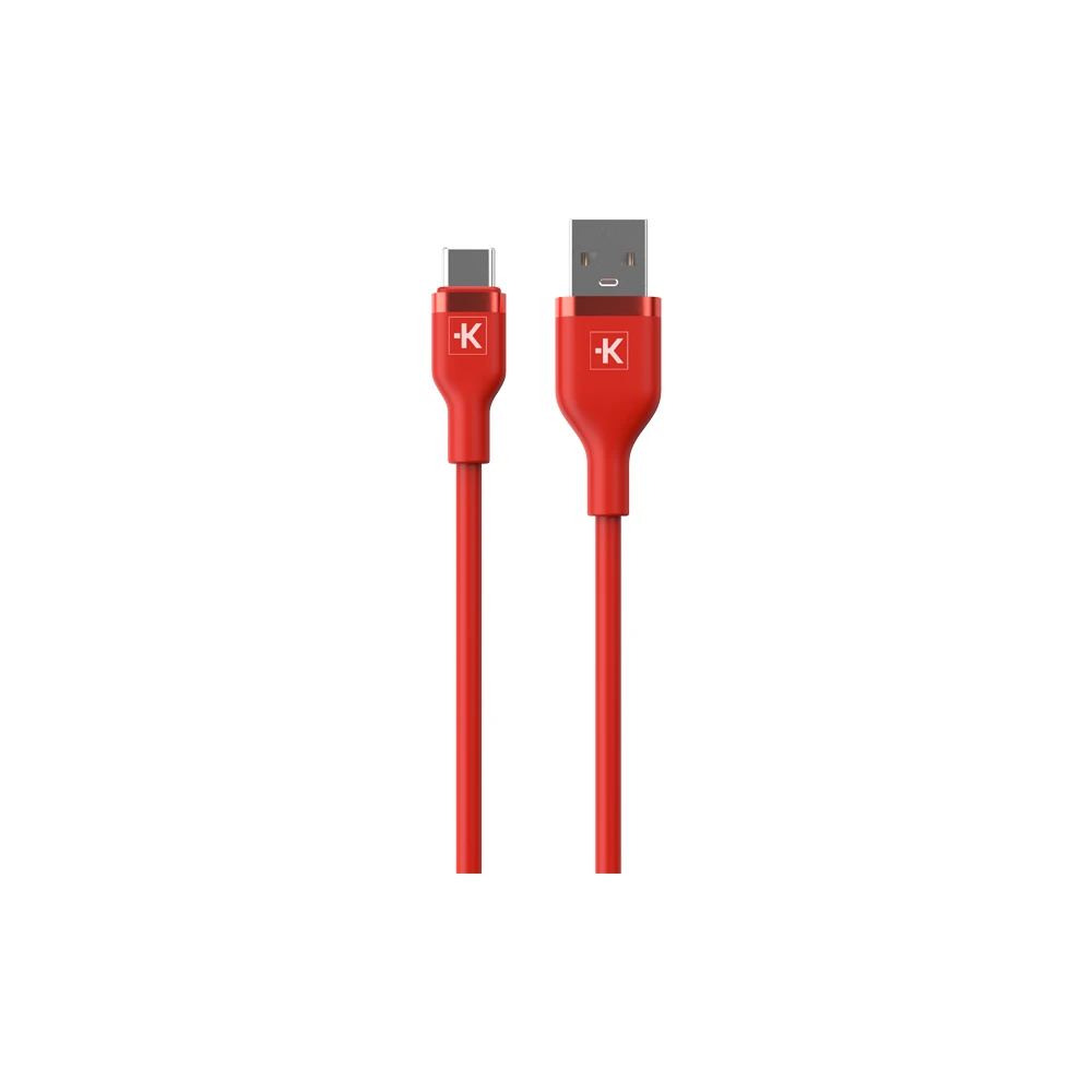 SKROSS USB 2.0 Type C transformator Crvena 1.2m 21402