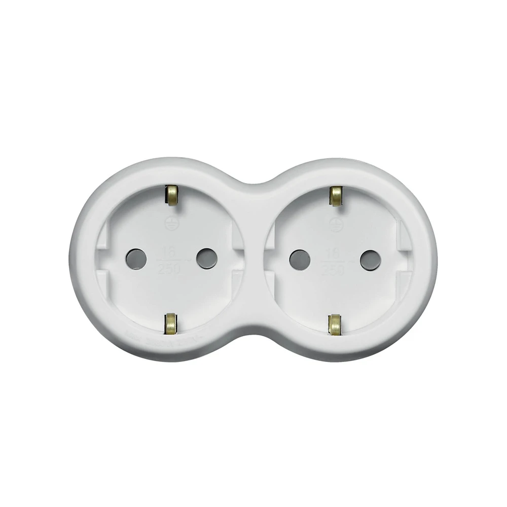 COMMEL networking distributor 2 outlet 2x16A white-gray 240-121