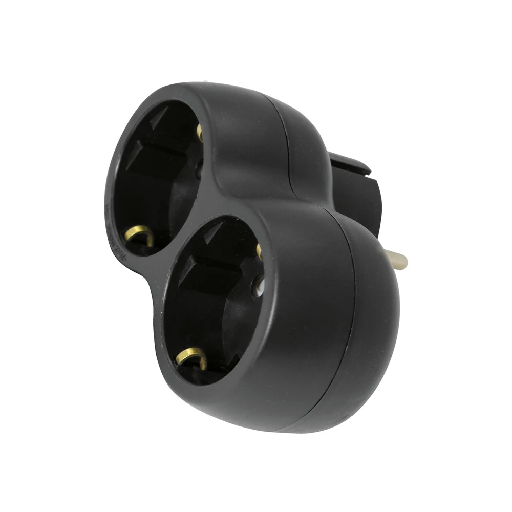 COMMEL networking distributor 2 outlet 2x16A black 240-131