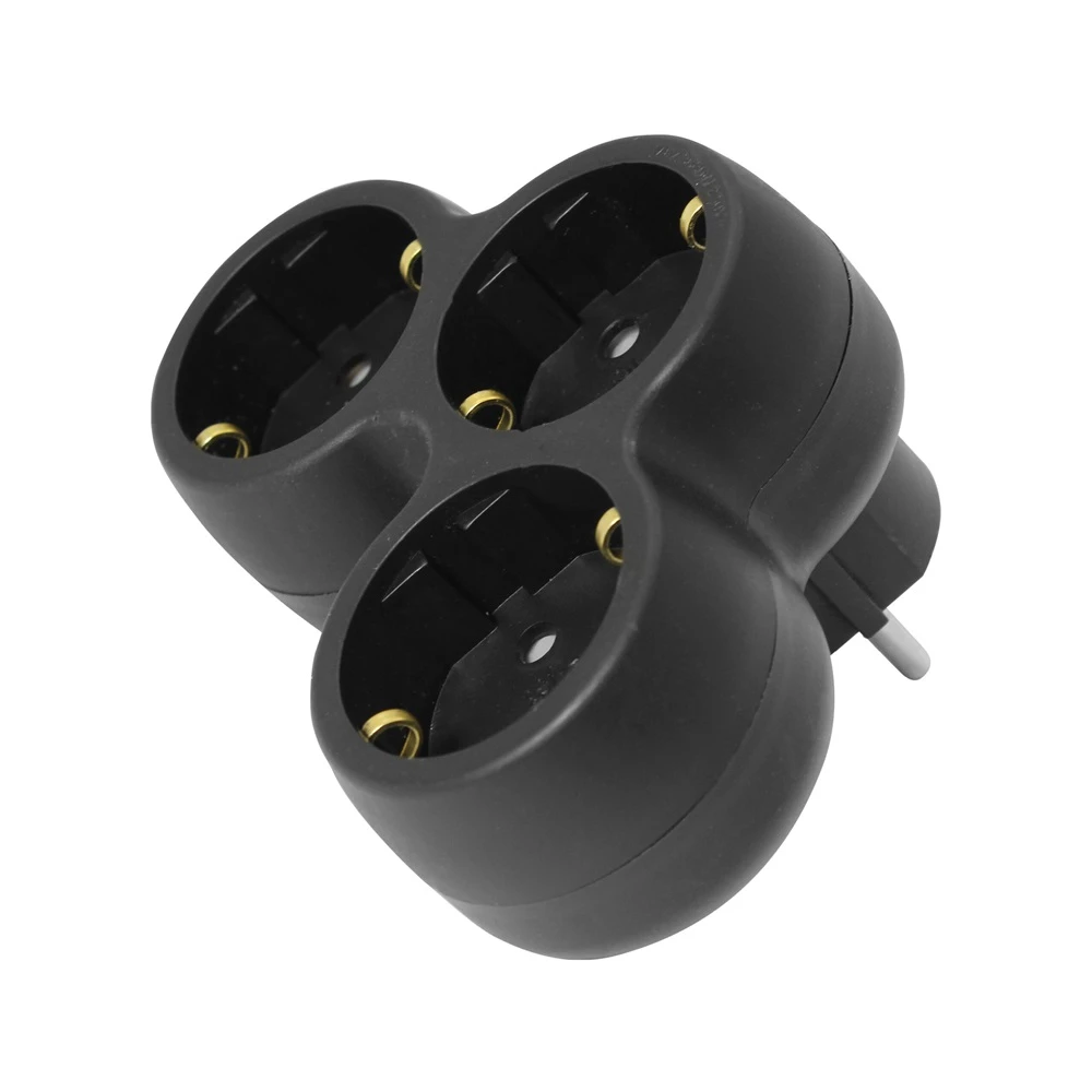 COMMEL networking distributor 3 outlet 16A black 240-132