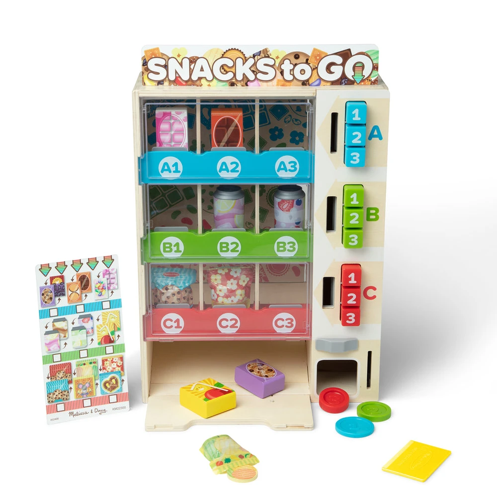 MELISSA AND DOUG Fa ital és snack automata játékkészlet 6077859