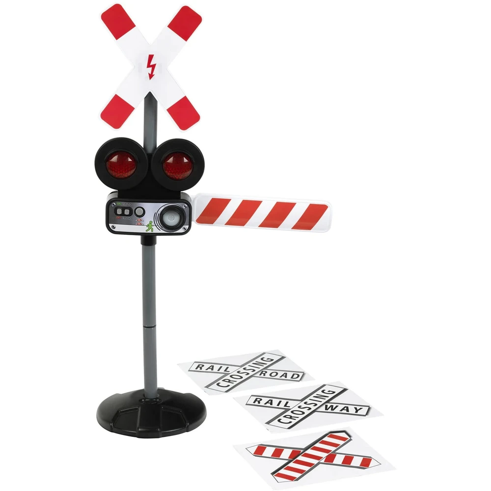 KLEIN TOYS Elektronikus vasúti átjáró hang és fényhatásokkal 2961