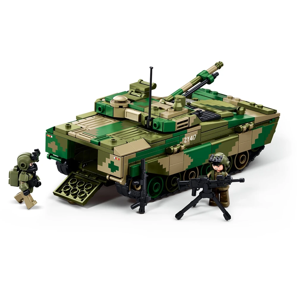 Zbd SLUBAN Építőjáték Army ZBD-04As harcjármű 385 db M38-B1592 - iPon.hu
