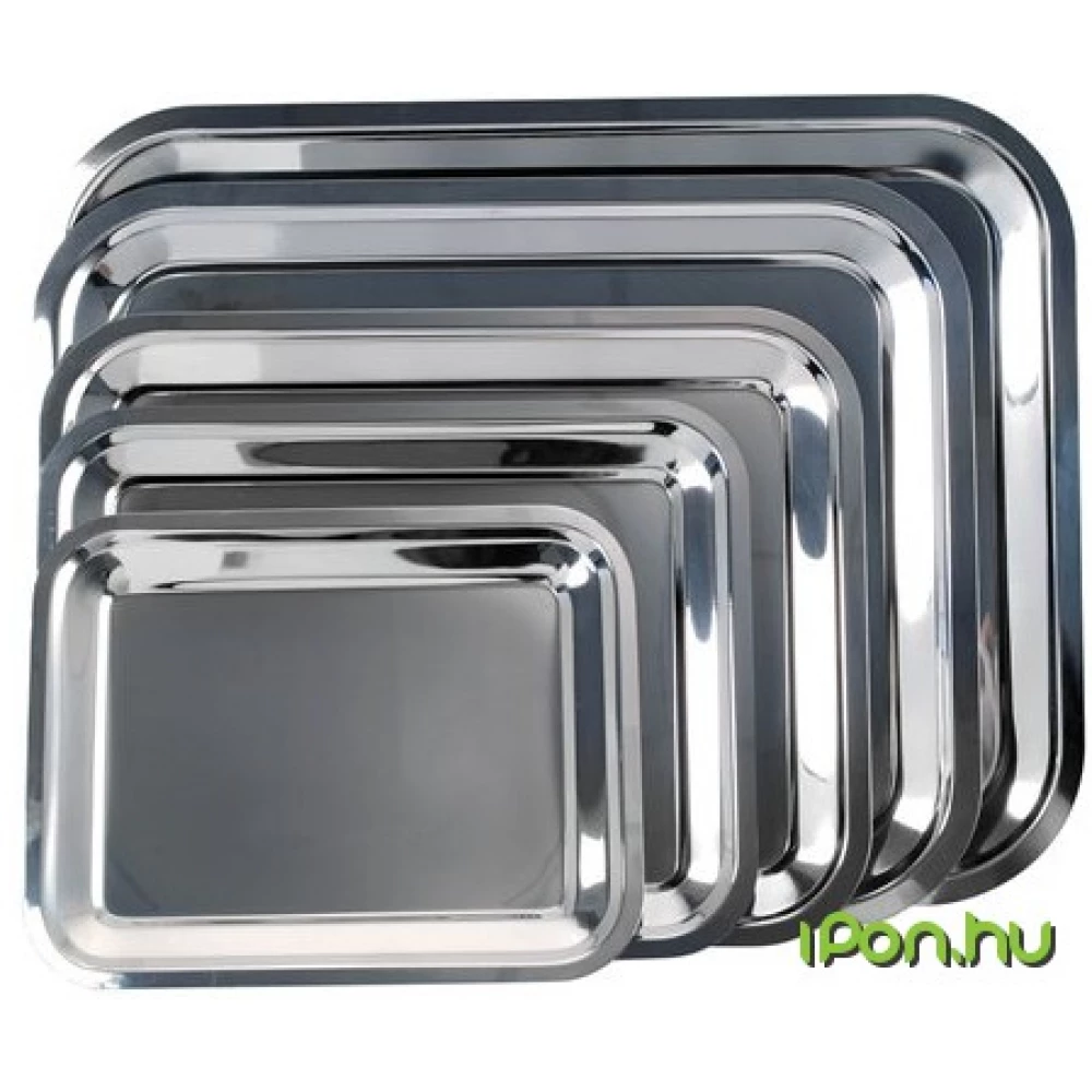 OEM Krómozott fém tálca 25 x 21 cm OEM Krómozott fém tálca 25 x 21 cm