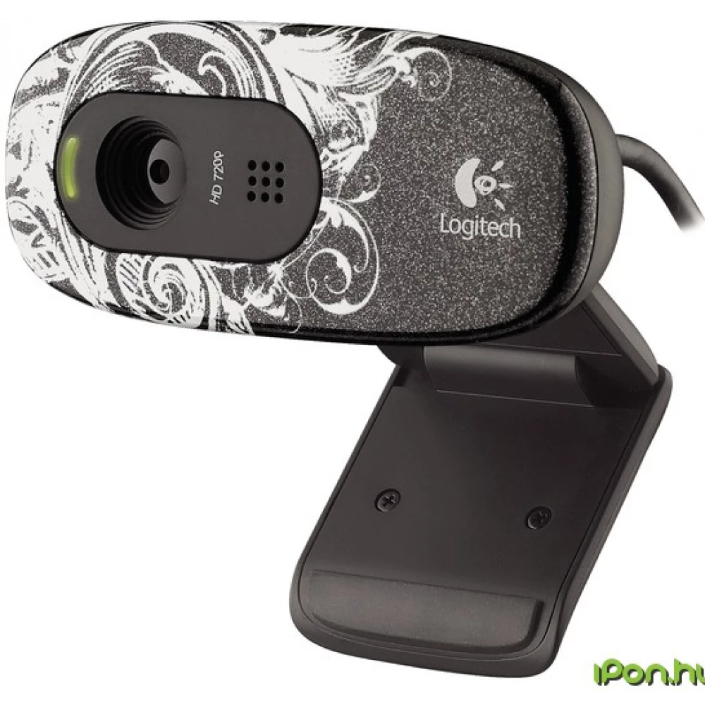 LOGITECH HD Webcam C270 Fleur Dark - iPon - hardware and software news,  reviews, webshop, forum