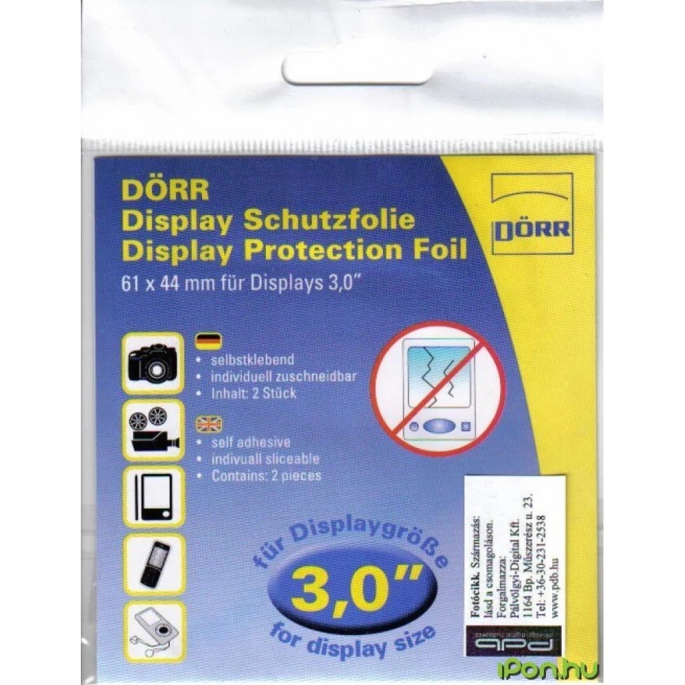 DÖRR Display Protektion Foil 3"
