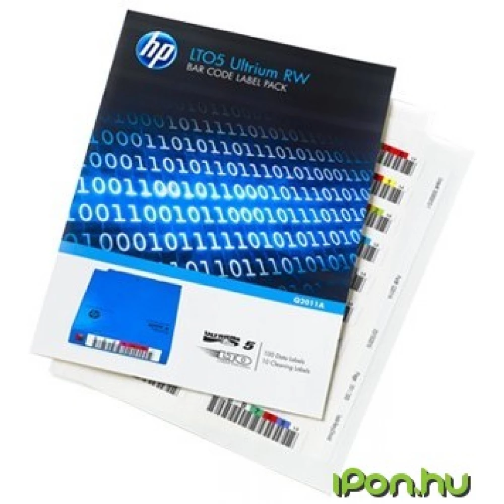 HP LTO-5 Ultrium RW Bar Code Label Pack Q2011A