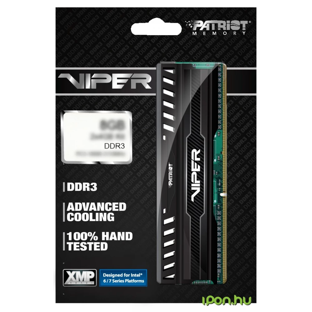 PATRIOT 16GB Viper 3 DDR3 1866MHz CL10 KIT PV316G186C0K - iPon.hu