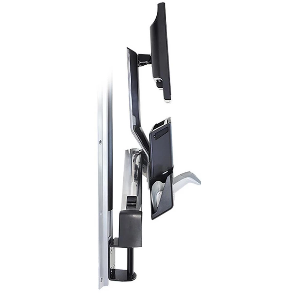 ERGOTRON StyleView Sit-Stand Combo Arm with Worksurface schwarz