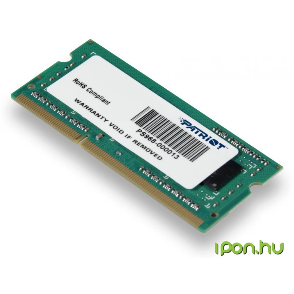 PATRIOT 8GB Signature Notebook DDR3 1600MHz CL11 PSD38G1600L2S iPoncomp