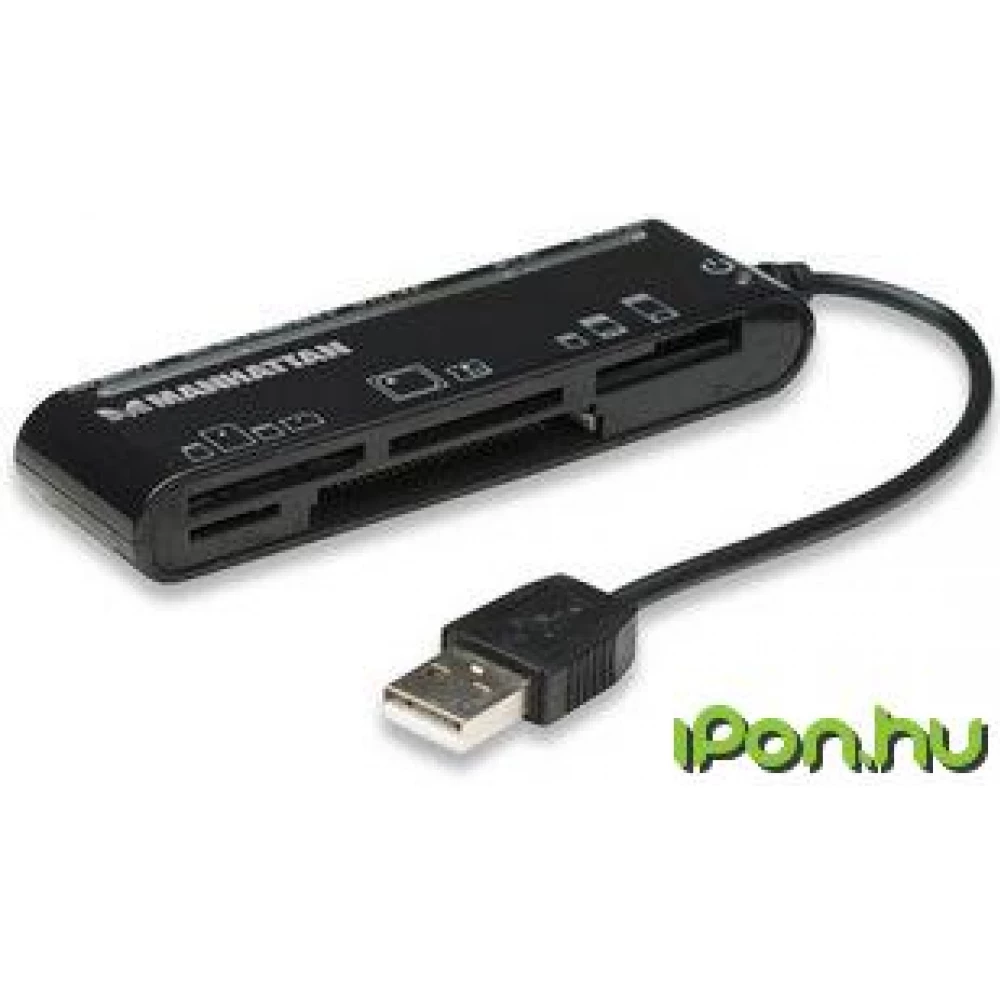 MANHATTAN MultiCard Reader/Writer 80in1 iPon hardver és szoftver hírek, tesztek,