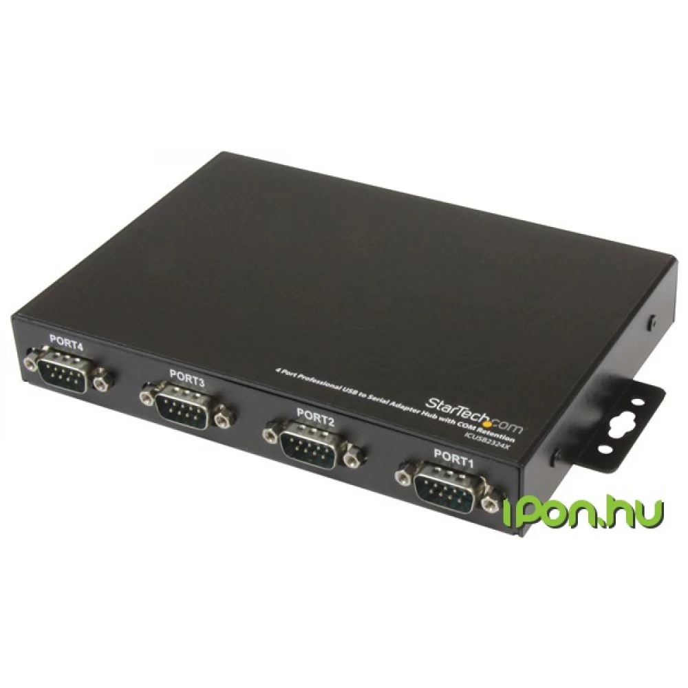 STARTECH Serial USB Transformator Schwarz 20cm ICUSB2324X