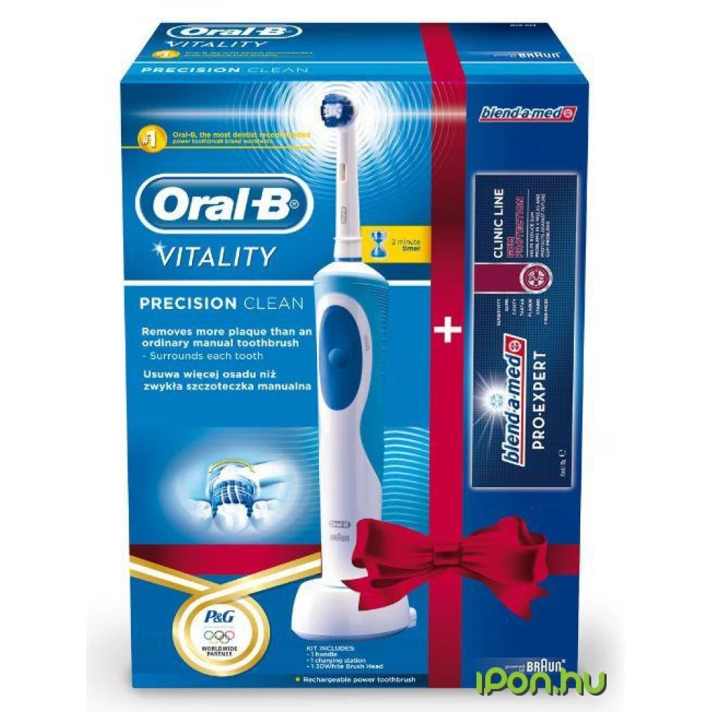 ORAL-B Oral-B Vitality Precision Clean + toothpaste - - and news, reviews, webshop, forum