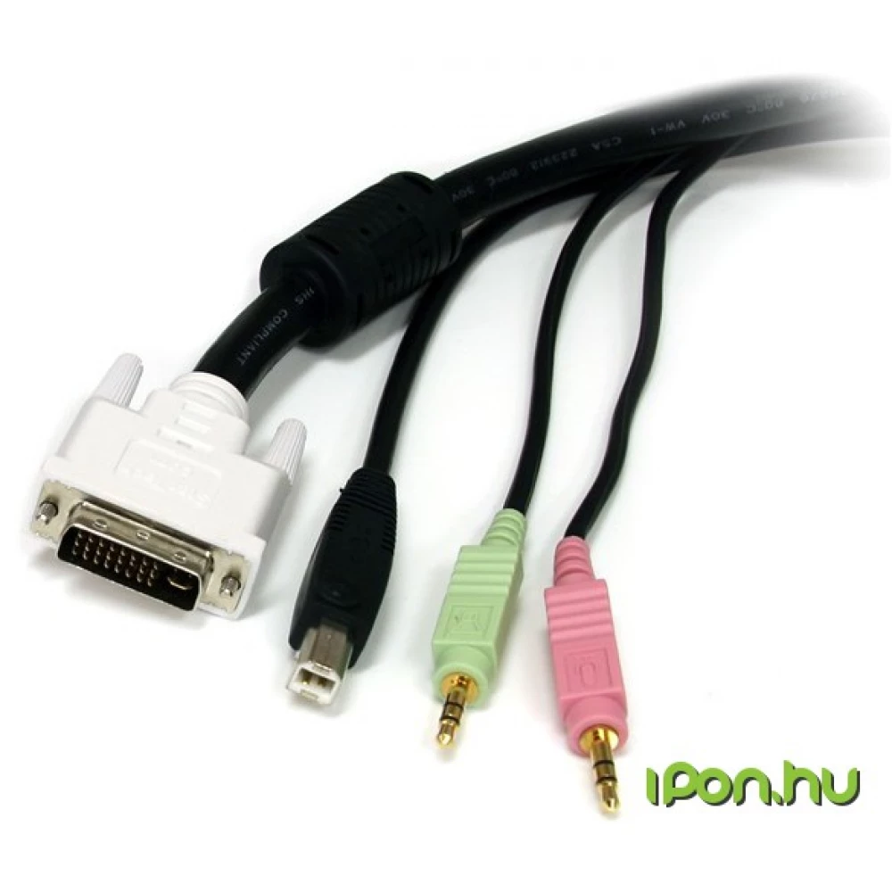 STARTECH 4-in-1 USB DVI KVM Cable 3m