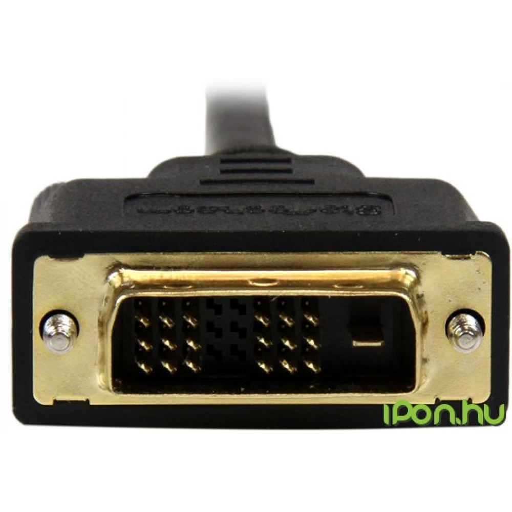 STARTECH Mini HDMI DVI-D Transformator Schwarz 3m HDCDVIMM3M