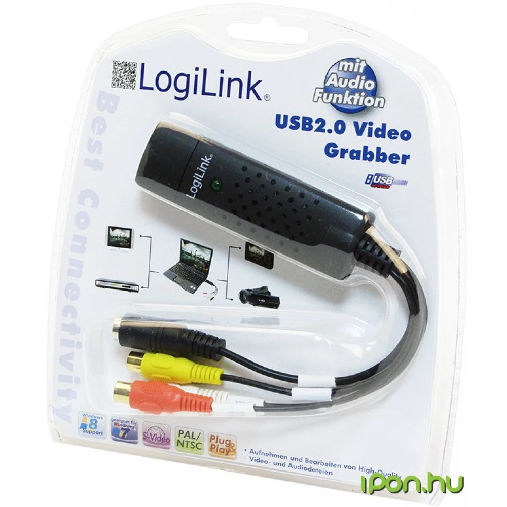 LOGILINK Audio Video Grabber USB 2.0 - iPon - hardware and news, reviews, webshop, forum
